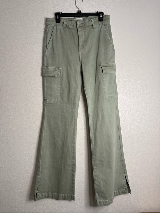 Risen Jeans Other - Risen High Rise Straight Leg Cargo Jeans in Olive Sz 13/31 (Box I)
